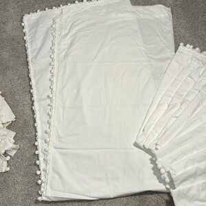 Vintage Ball fringe trim curtains